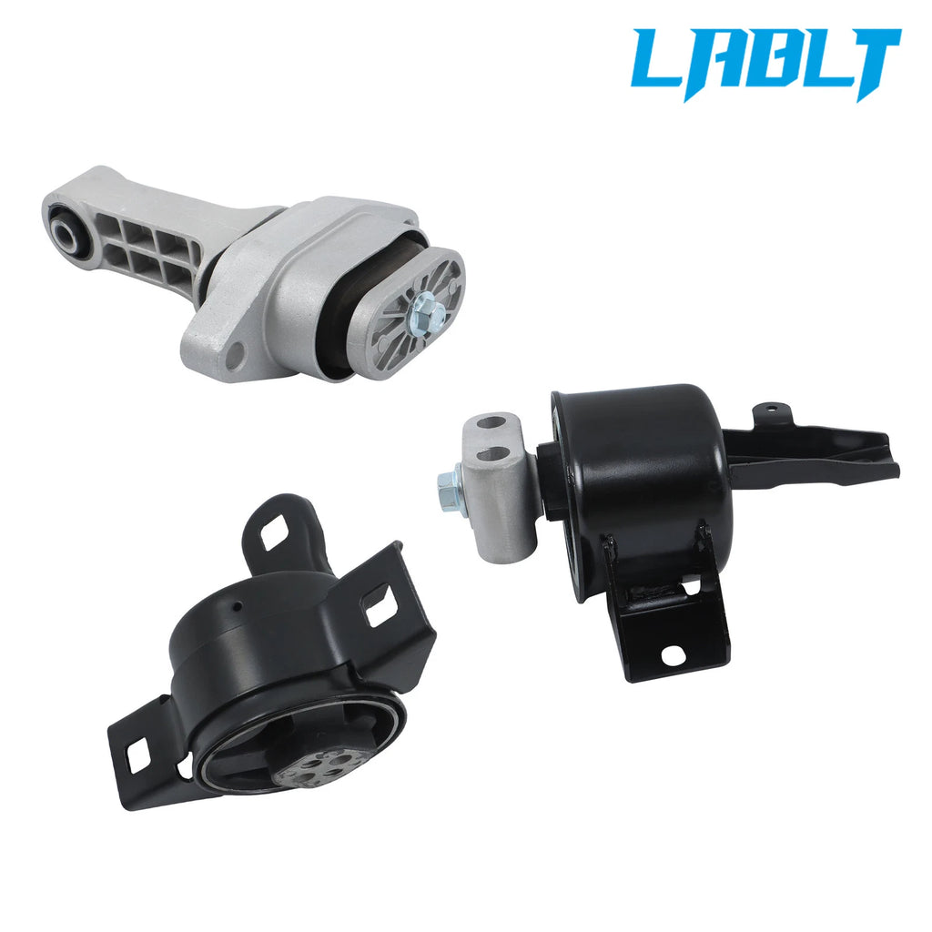 3PCS Engine Motor & Transmission Mount Kit for Chevrolet Aveo Pontiac Wave (2004–2011)