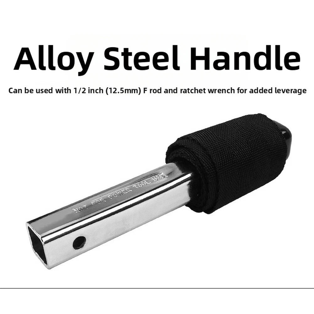 Oil Filter Wrench for Maintenance Tool (Nylon Strap, Alloy Steel Handle)