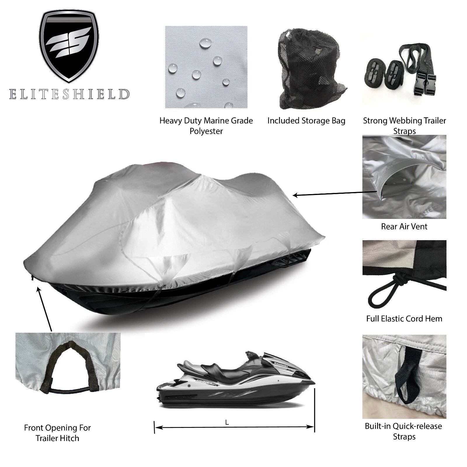 Storage Mooring Cover for Sea Doo RXT (2005–2008)