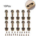 10X Zinc Alloy Door Pull Handles for Furniture Cabinet Drawer