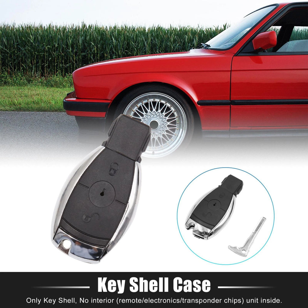 Replacement Key Fob Shell Case for Mercedes Benz 2 Button (2005–2008)