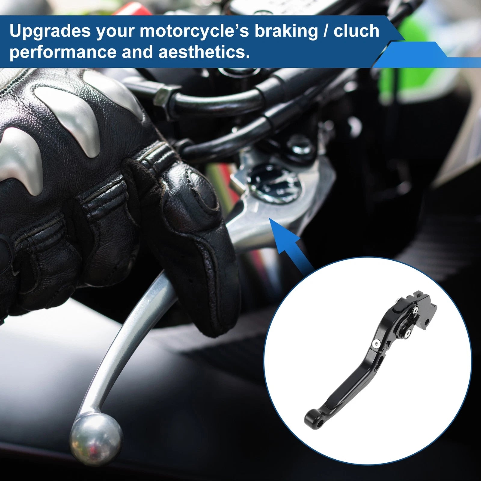 Short/Long Brake Clutch Levers for KTM 390 Duke (2019–2023) - Solid Black