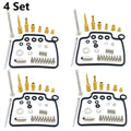 4X Carburetor Repair Rebuild Kit for Honda Foreman 450 TRX450 (1998–2004)