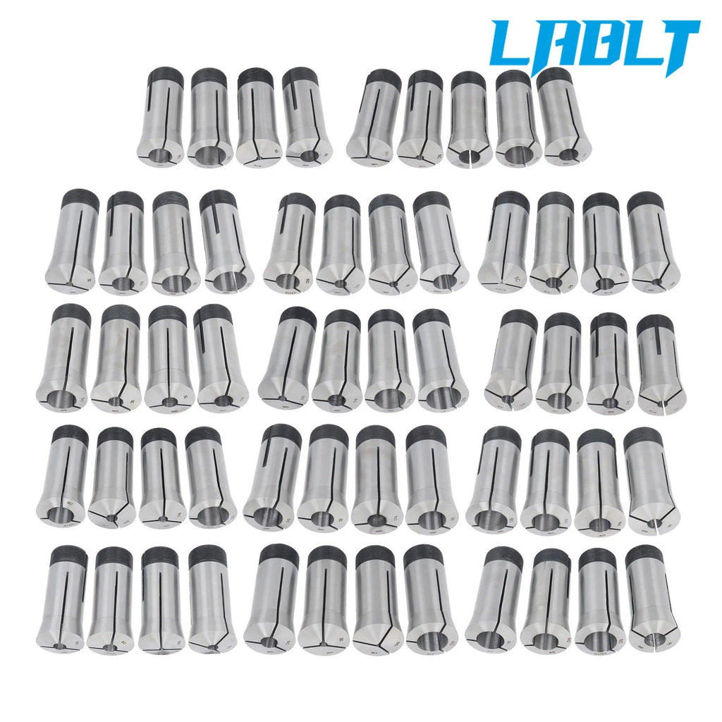 57 PCS 5C Round Collet Set for LABLT (1/8" to 1")