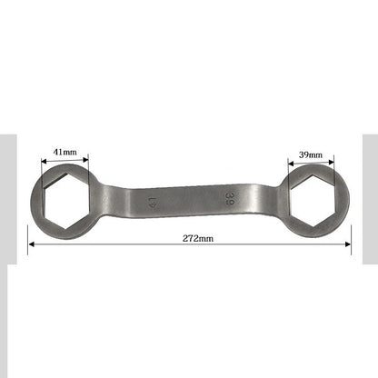 Adjustable Dual Size Flywheel Pulley Nut Wrench for Motorcycle 39mm 41mm