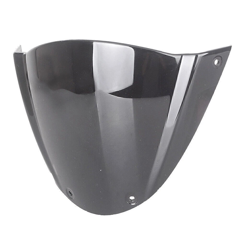 Double Bubble ABS Black Windshield for Ducati 696 (2008–2015)