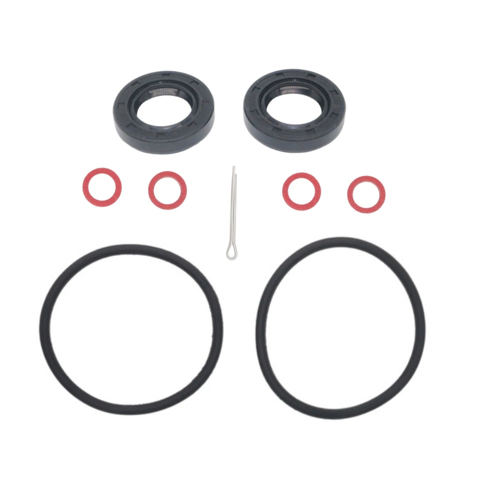 Lower Gearcase Oil Seal Kit 2X 93101-20M07 90430-08003 for Yamaha 2-Str 20-30 HP