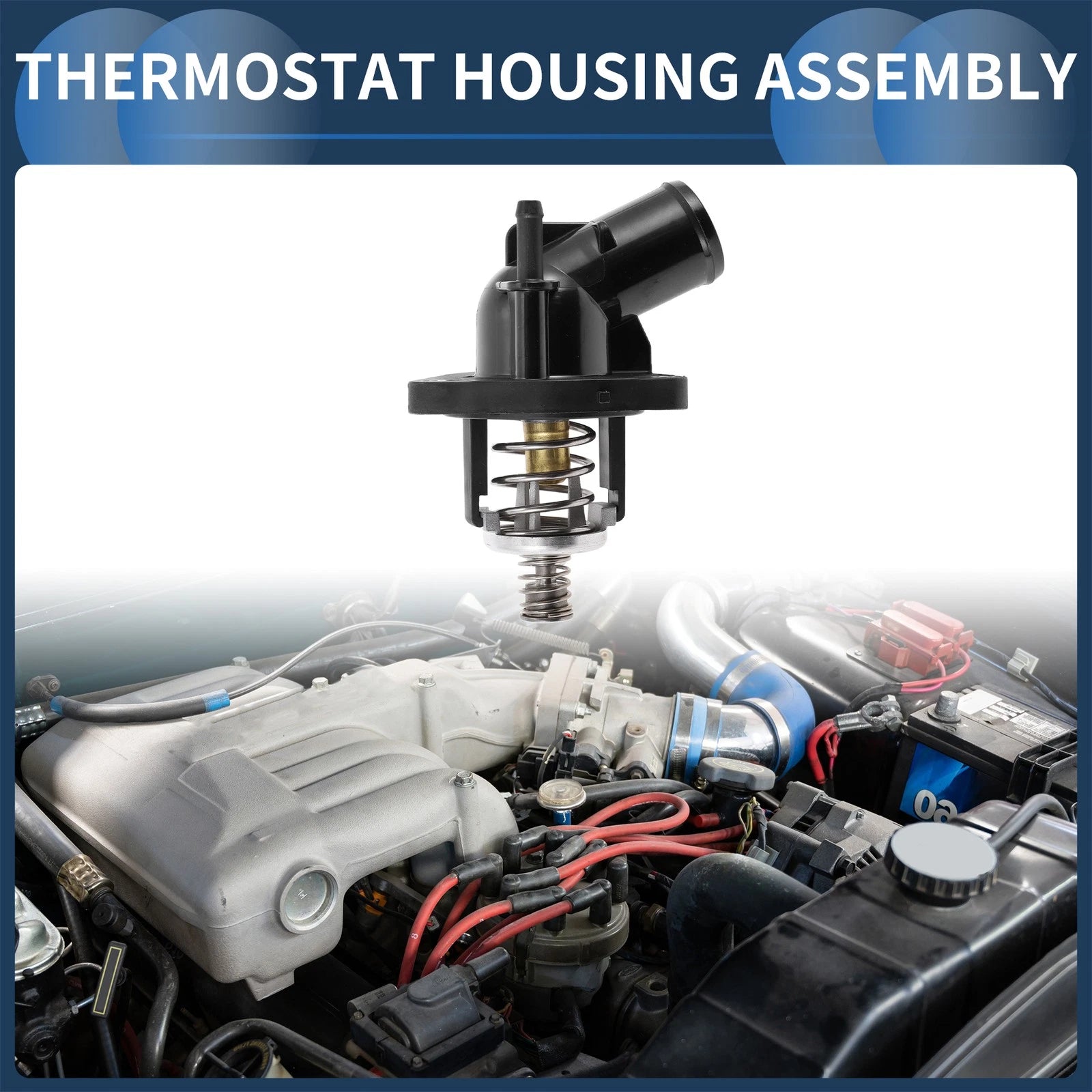 Engine Coolant Thermostat Housing Assembly for Chevrolet Corvette (2015–2019)