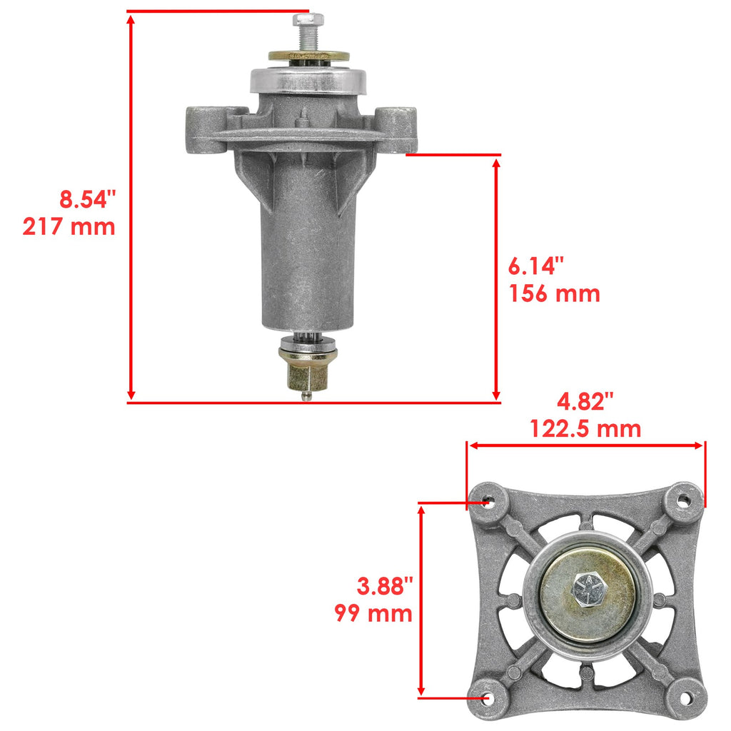 Spindle Assembly with Pulley Replacement for Husqvarna GTH26V54 (2010–2015)