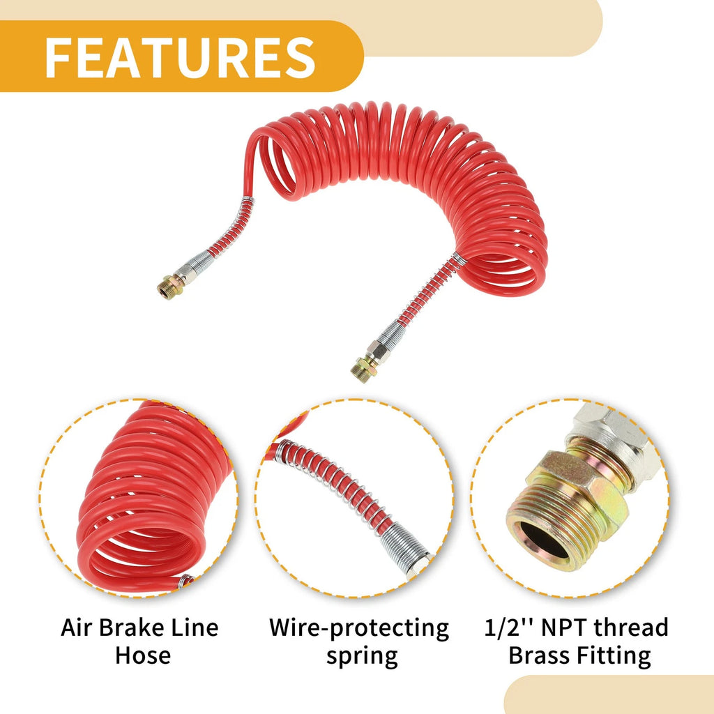 Air Brake Hose for 25 Circle (Nylon, Iron)