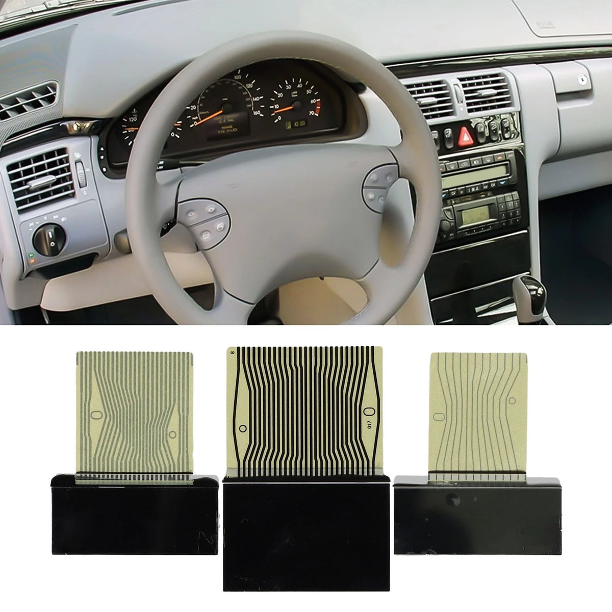 LCD Display for C Class E Class CLK Class SLK Class (1998–2002)