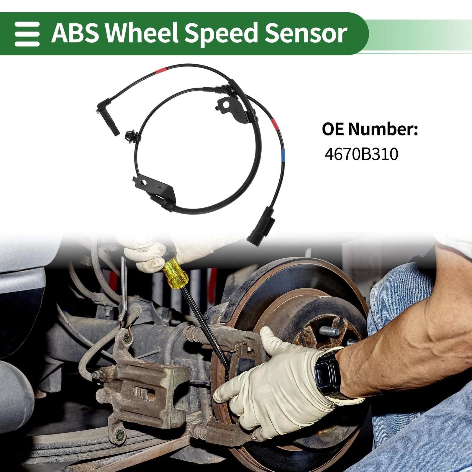 ABS Wheel Speed Sensor Replacement for Mitsubishi Eclipse Cross (2018–2023)