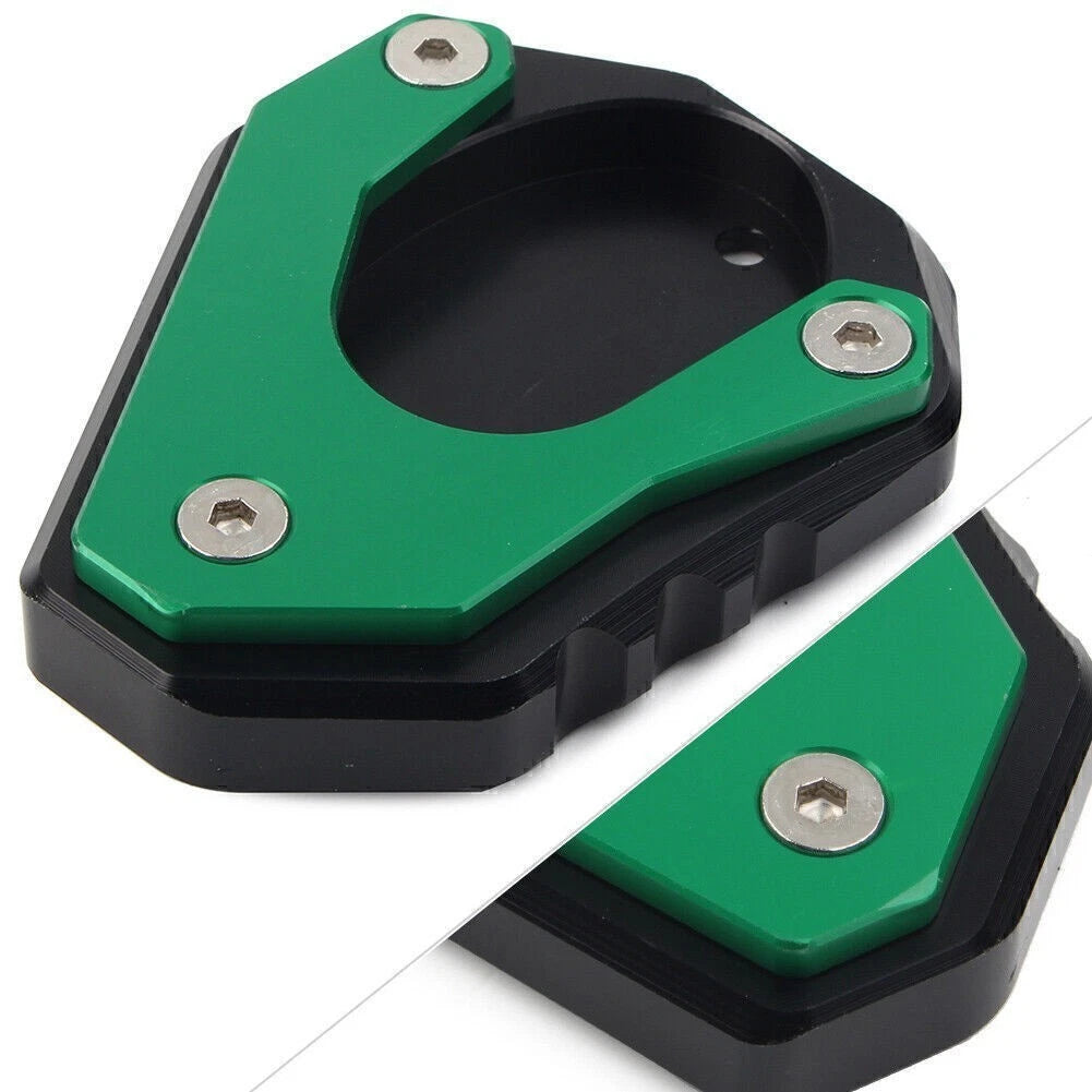 Foot Stand Side Extension Plate for Kawasaki Ninja 400 Versys 650 (2018–2023) - Green