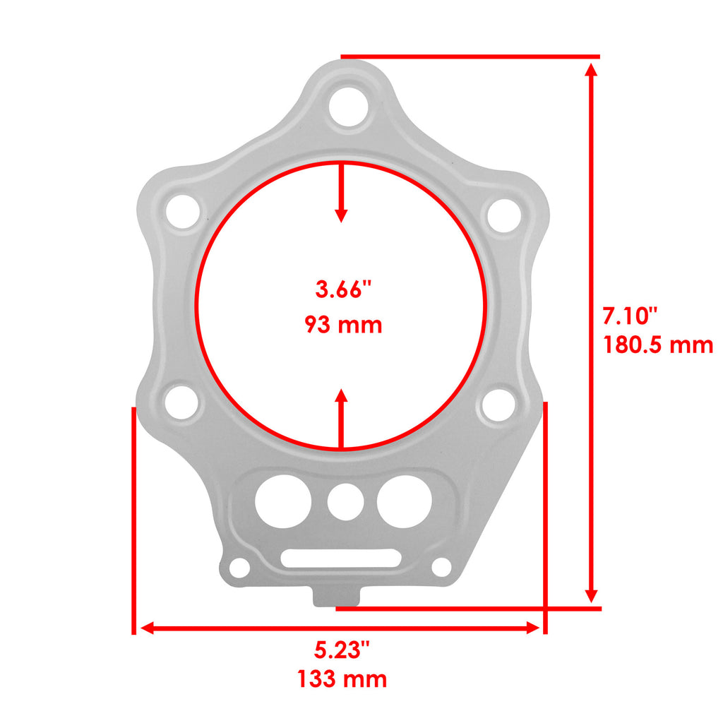 Cylinder Head Gasket Set Replacement for Honda TRX500FE Foreman 500 (2005–2011)