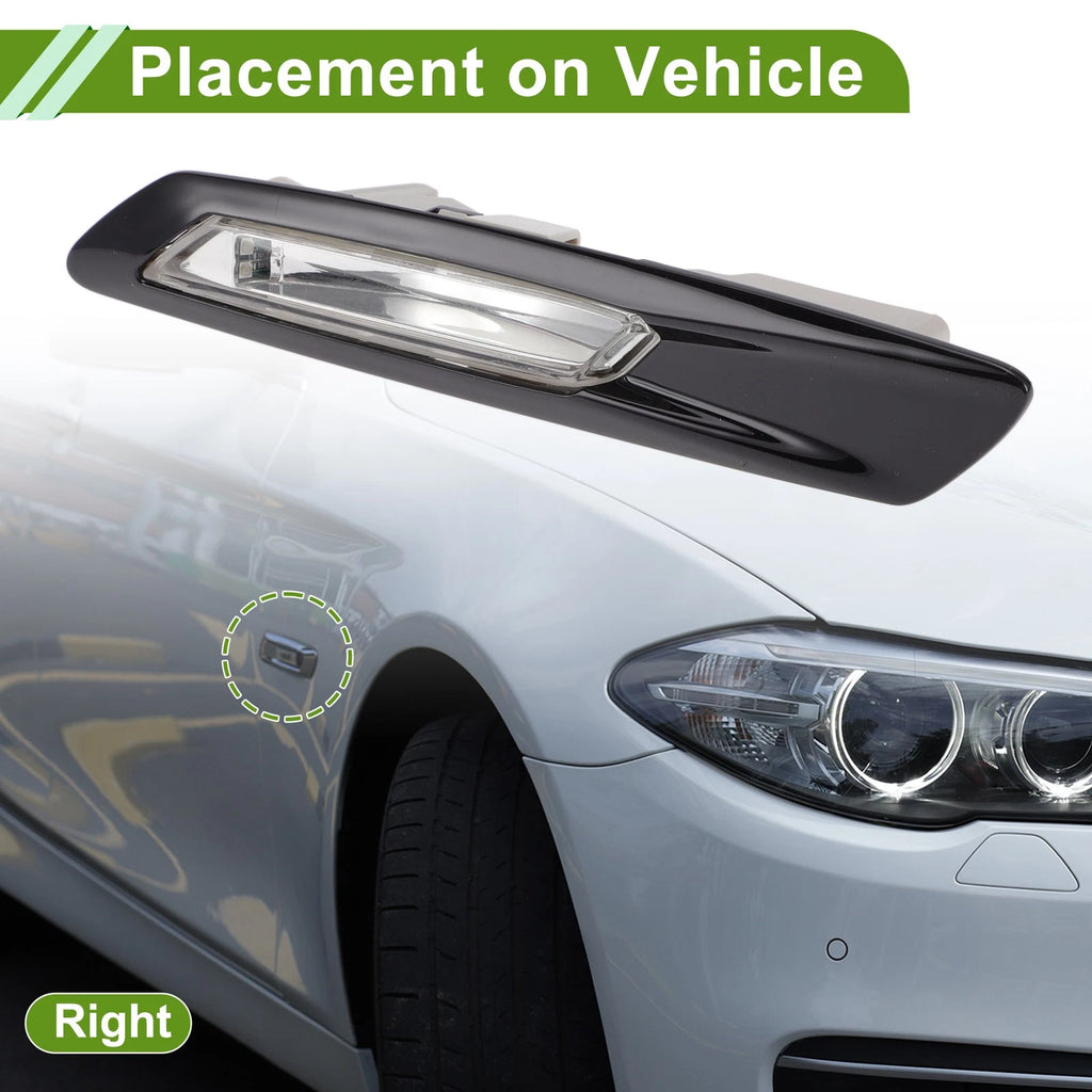 Right Side Marker Light Cover Replacement for BMW 528i (2011–2016)