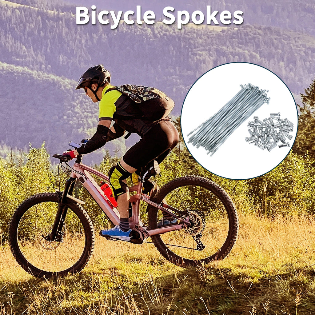 Spoke Nipples 45 Steel Galvanized Universal for Bicycle 13G (110mm)