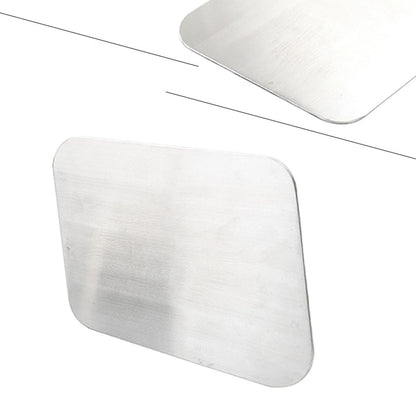 License Plate Parallelogram for Motorcycle (2.5mm Aluminum, Silver)