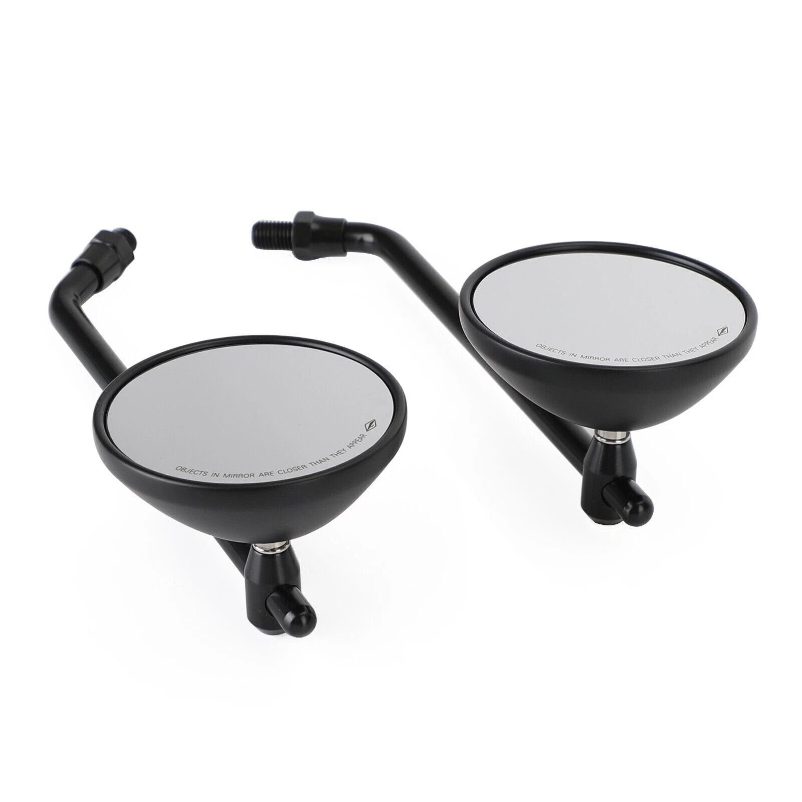 Classic Style Black Mirrors 10mm R/H for Honda CB Shadow Cruiser (T9)