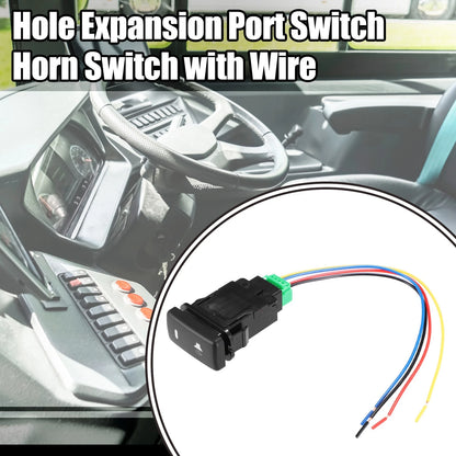 Horn Switch Hole Expansion Port Replacement for Toyota Alphard (2005–2015)