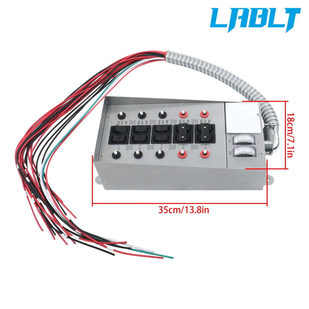 Generator Transfer Switch Kit 60A for LABLT 31410Crk (125/250V, Single Phase)
