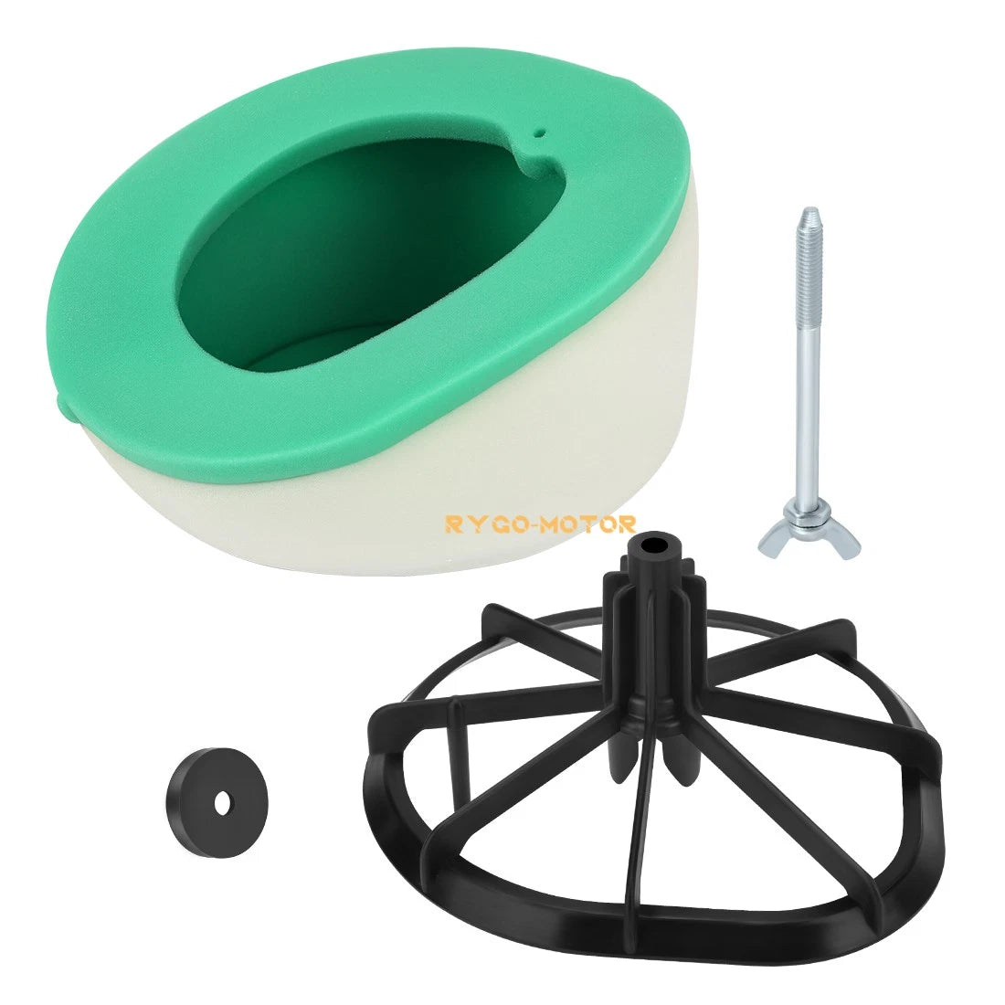 Air Filter Cleaner w/ Cage Holder & Wing Bolt for Suzuki RM125 RM250 (2001–2008)