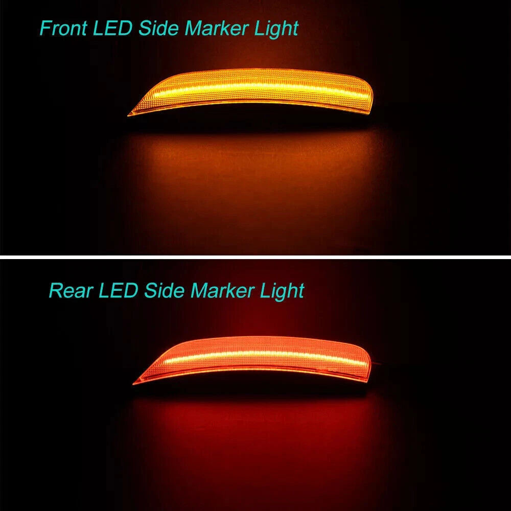 Front & Rear LED Side Marker Lights for Chrysler Pacifica (2017–2022)