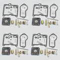 4X Carburetor Rebuild Kit for Yamaha TT250 (1980–1982) XT250 (1980–1983)
