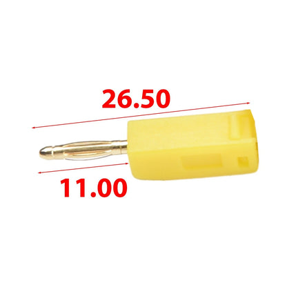 5PCS 2MM Stackable Banana Test Jumper Wire Gold Plating