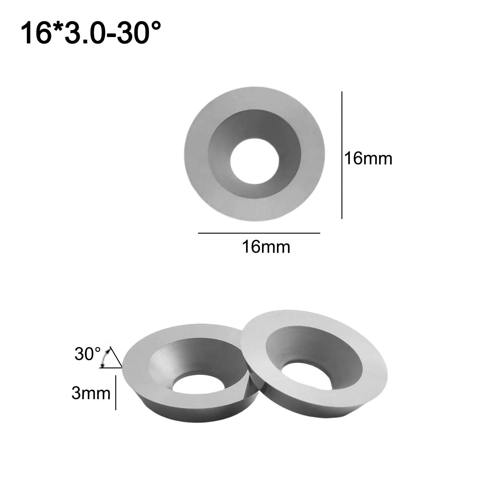 10pcs Round Carbide Inserts for Lathe Applications