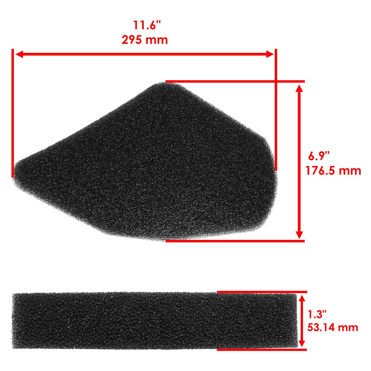 Foam Air Filter Element Replacement for Ski-Doo Summit 800R Sport PTEK (2012–2016)