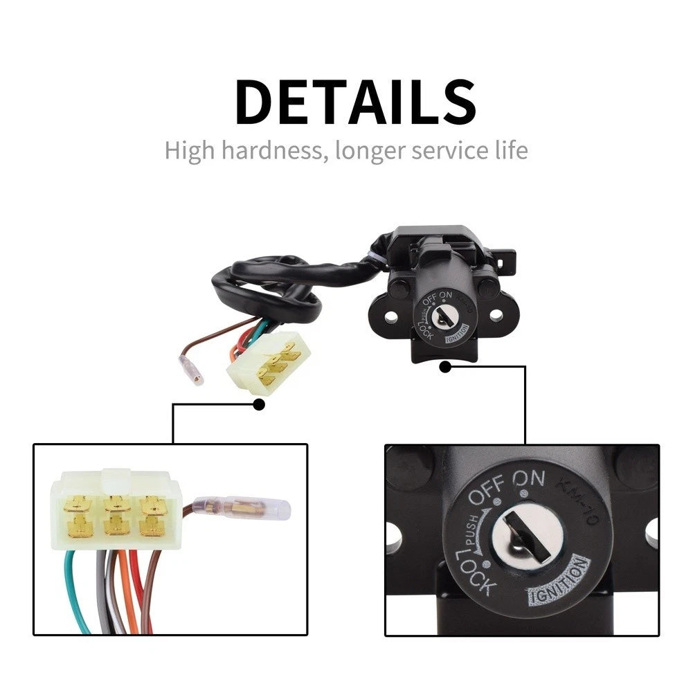 Ignition Switch Kit for Motorcycle Front Lock