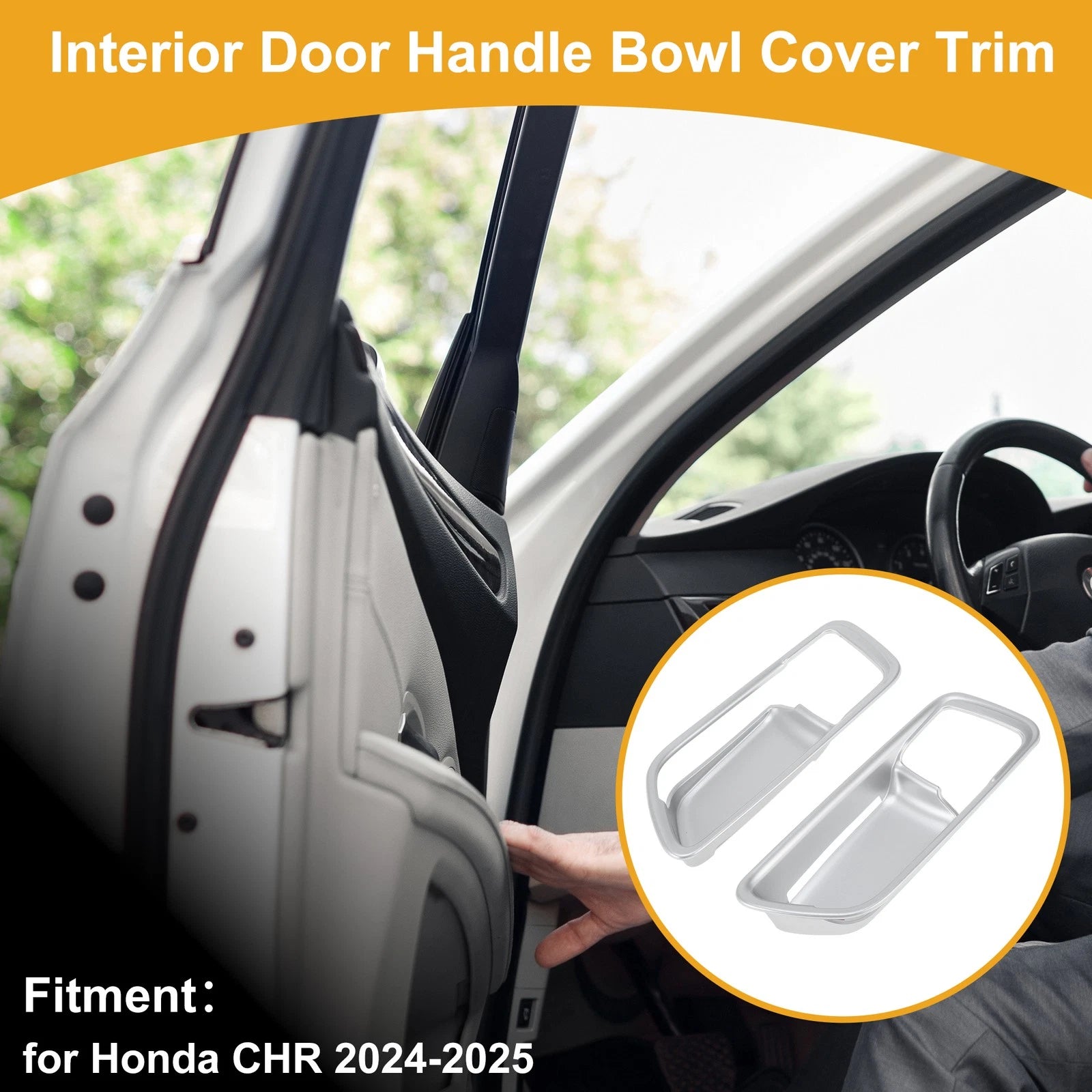 Interior Door Handle Bowl Cover Trim Replacement for Honda CHR (2024–2025)