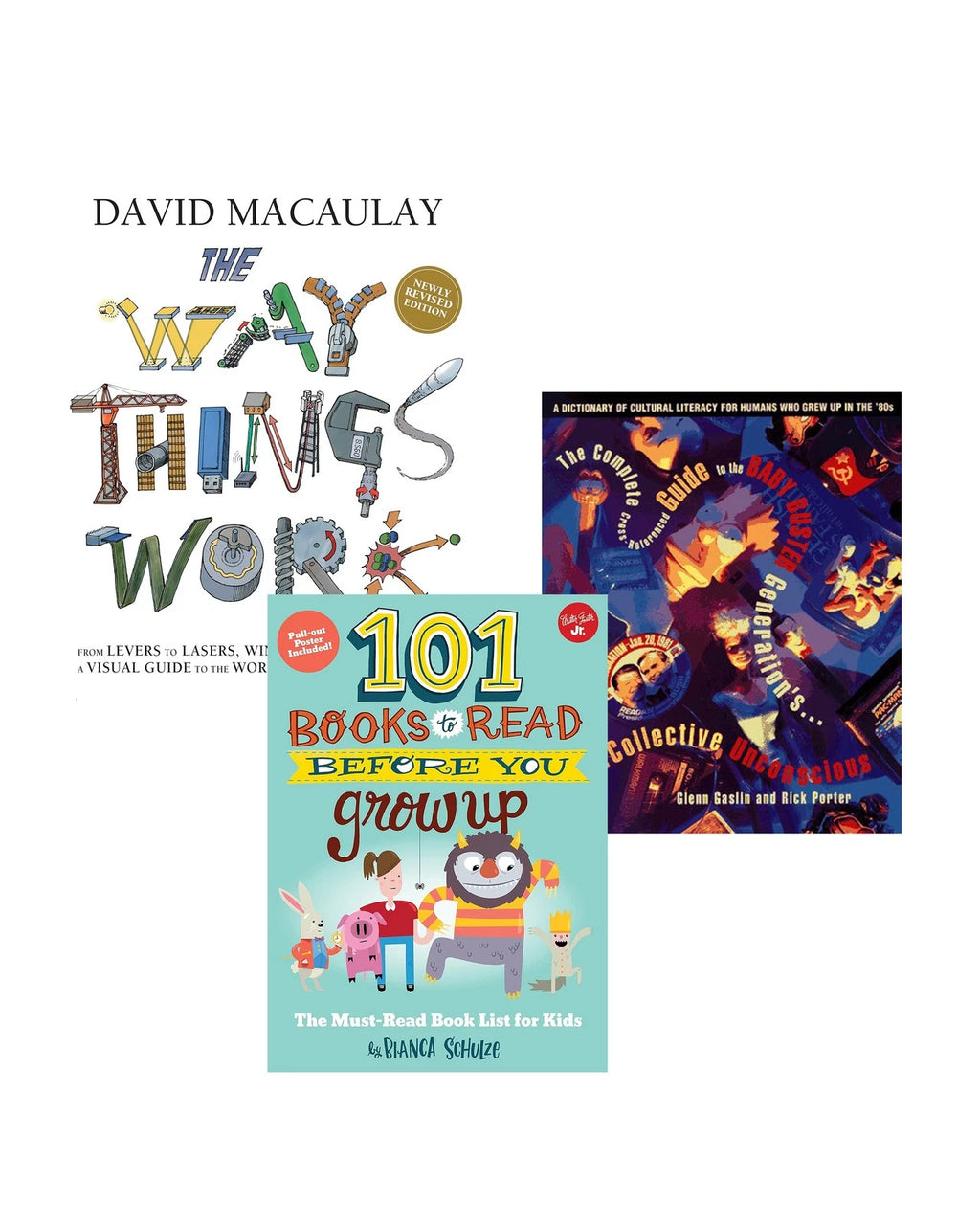 Set of 3 Trivia Knowledge Books