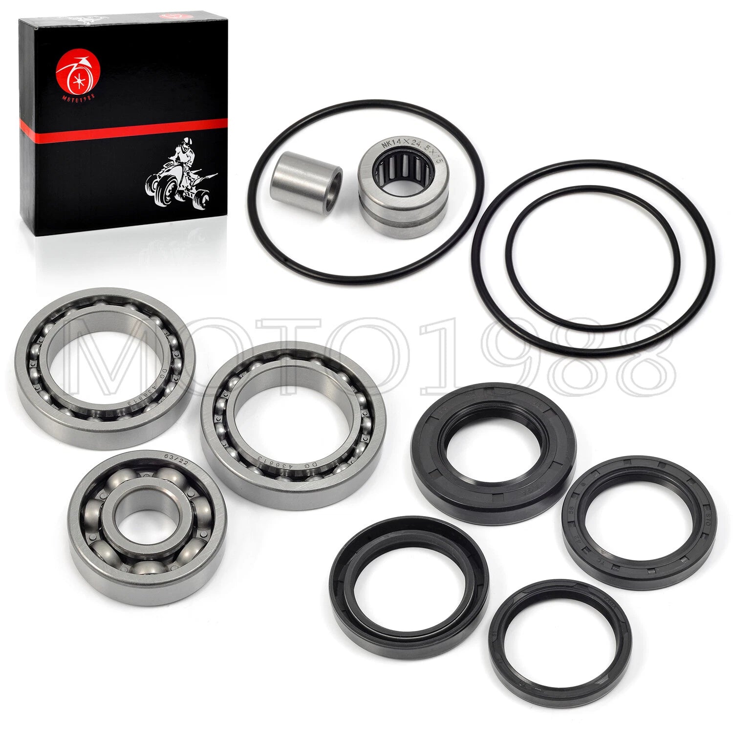 Rear Differential Bearings Seals Kit for Honda FourTrax 300 (1998–2000)