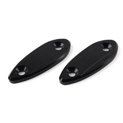 Black Base Plate Mirror Block for Kawasaki ZX6R (2009–2012)