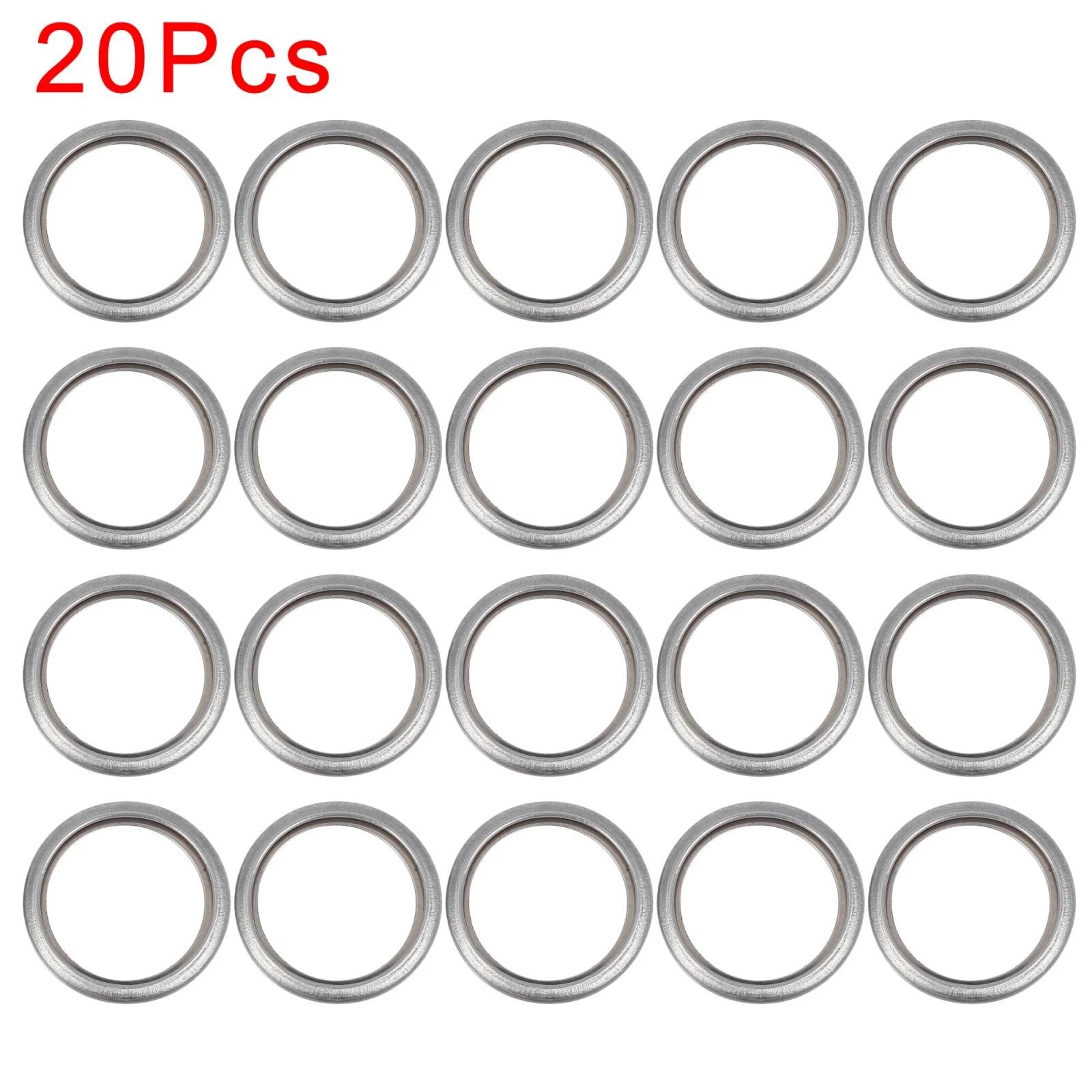 Oil Drain Plug Gasket Replacement for Subaru Silver Tone M20 (2008–2020)