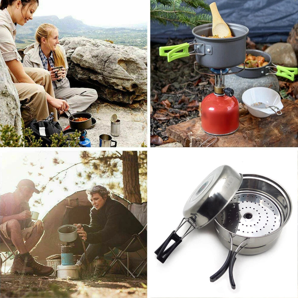 Compact Charcoal BBQ Grill for Outdoor Camping
