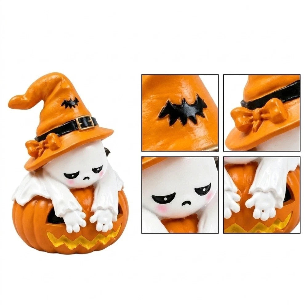 Hand-painted Resin Craft Pumpkin Desk Decor