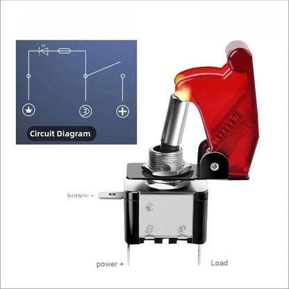 Aluminum Toggle Switch Panel for Automotive (20A Power Ignition)