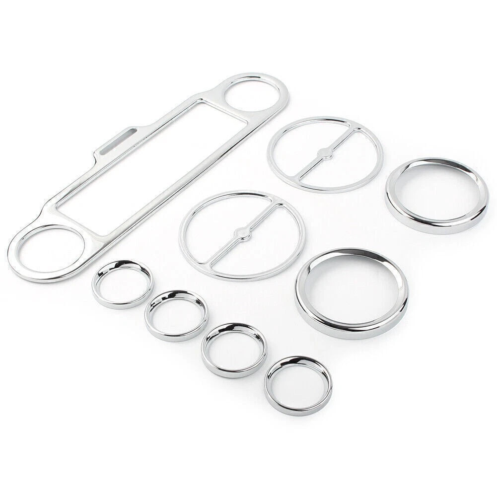 Radio Gauge Inner Fairing Trim Kit For Harley Electra Glide Street Glide 1996-13