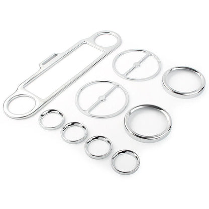 Radio Gauge Inner Fairing Trim Kit For Harley Electra Glide Street Glide 1996-13