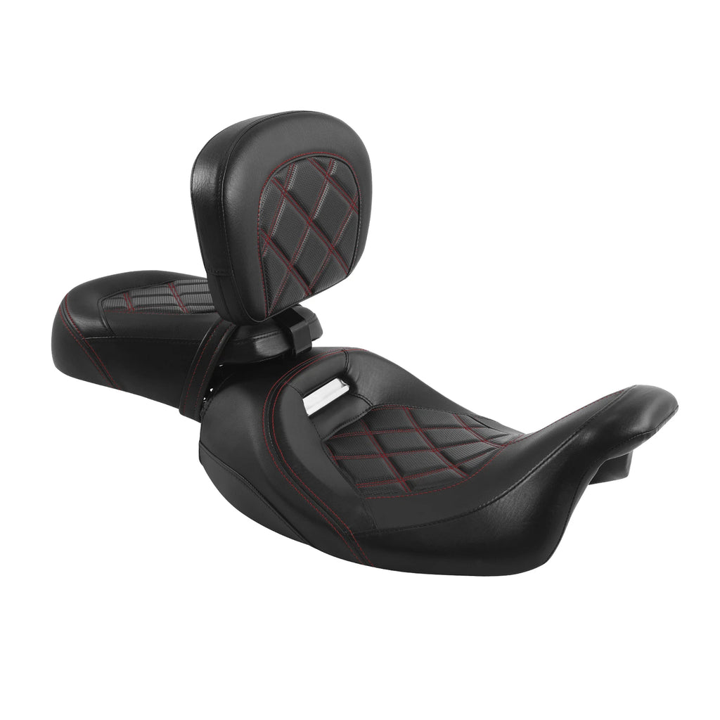 Driver Passenger Seat Backrest for Harley Road King (2009–2023)