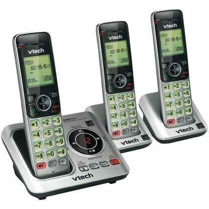 3-Handset DECT 6.0 Speakerphone for VTech VTCS6629-3 (Opened)