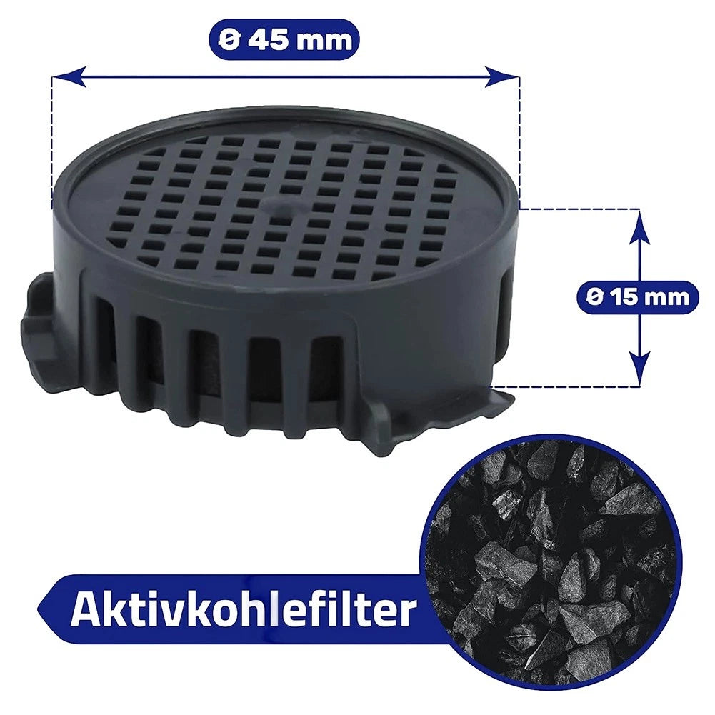 2 Piece Activated Carbon Filter for Liebherr Refrigerator Models (45 mm)