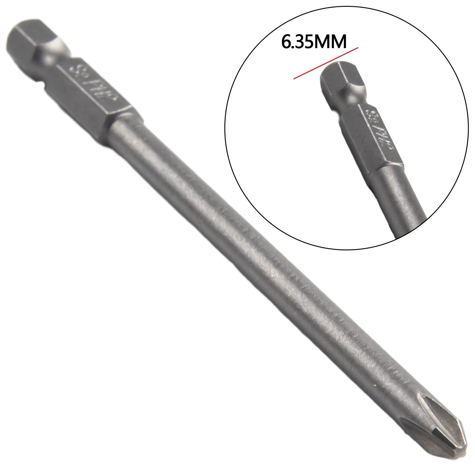 1/4 Inch Magnetic Hex Screwdriver Bit for (100mm Long)