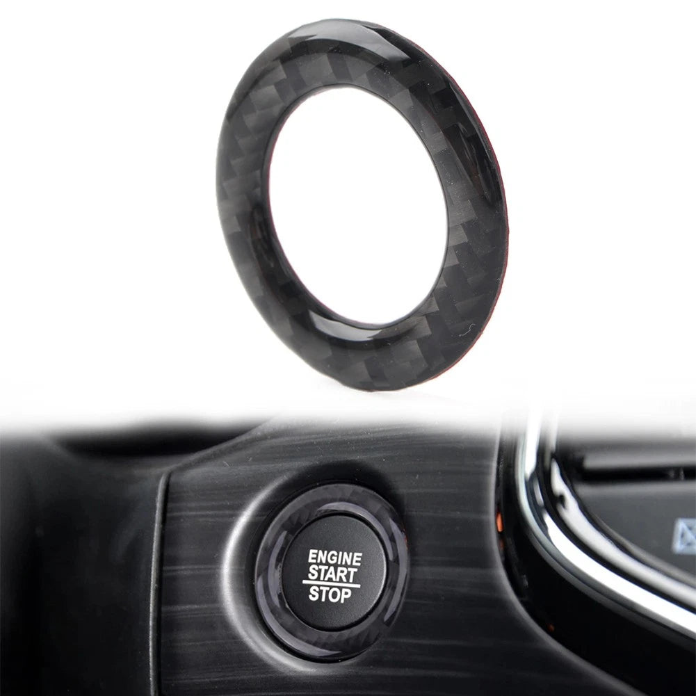 Engine Start Stop Button Ring Cover Trim for Jeep Grand Cherokee (2011–2021)