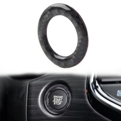 Engine Start Stop Button Ring Cover Trim for Jeep Grand Cherokee (2011–2021)