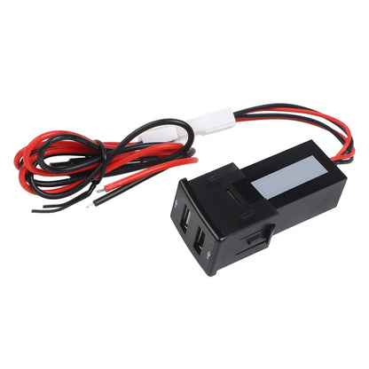 Dual Car Charger Adapter for Dash Switch (DC12V - DC24V)