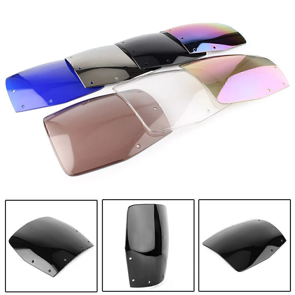 White Motorcycle Front Windshield Screen For Kawasaki Ninja EX 250 1988-2007 06