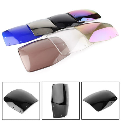White Motorcycle Front Windshield Screen For Kawasaki Ninja EX 250 1988-2007 06